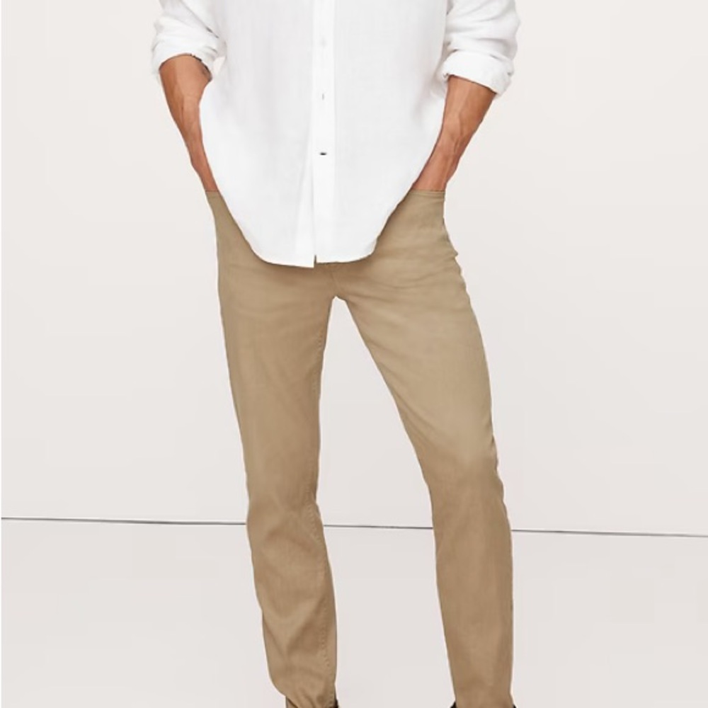 Men's linen cotton traveler pants